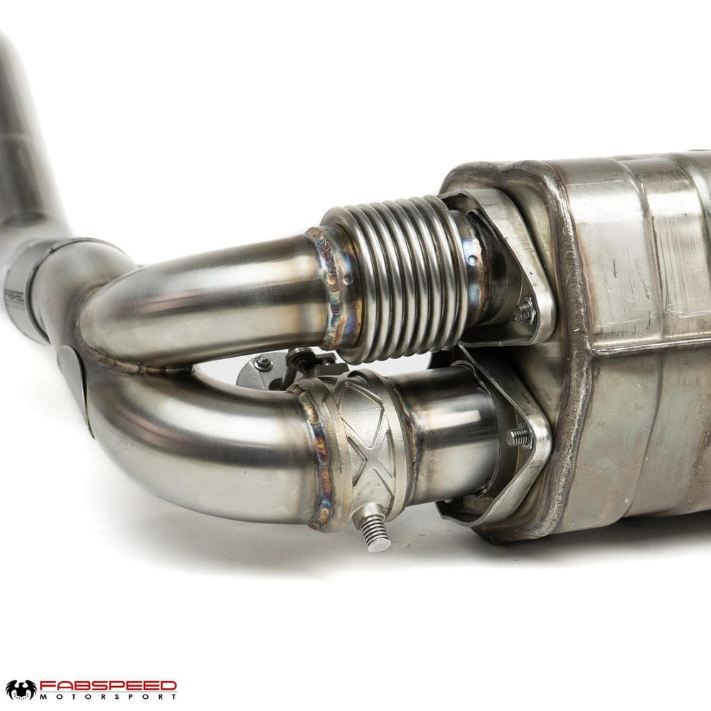 Fabspeed Porsche 981 Cayman GT4 / Spyder Valvetronic GT3 Muffler Conversion Kit