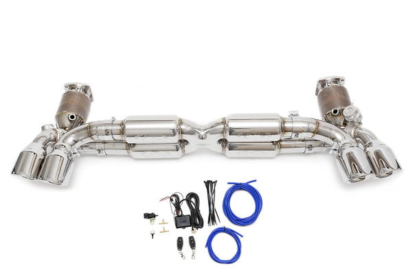 Fabspeed Porsche 991 Turbo / Turbo S Valvetronic Supersport  X-Pipe Exhaust System (2013-2016)