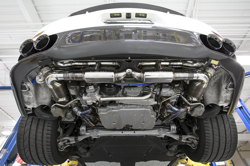 Fabspeed Porsche 991 Turbo / Turbo S Valvetronic Supersport  X-Pipe Exhaust System (2013-2016)