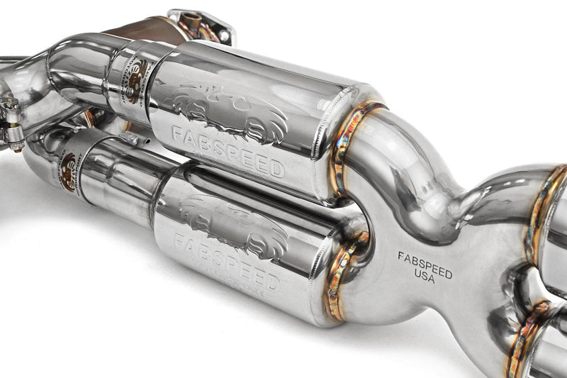 Fabspeed Porsche 991 Turbo / Turbo S Valvetronic Supersport  X-Pipe Exhaust System (2013-2016)