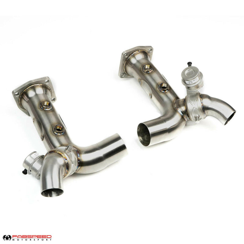 Fabspeed Porsche 991 Turbo / Turbo S Valvetronic Supersport  X-Pipe Exhaust System (2013-2016)