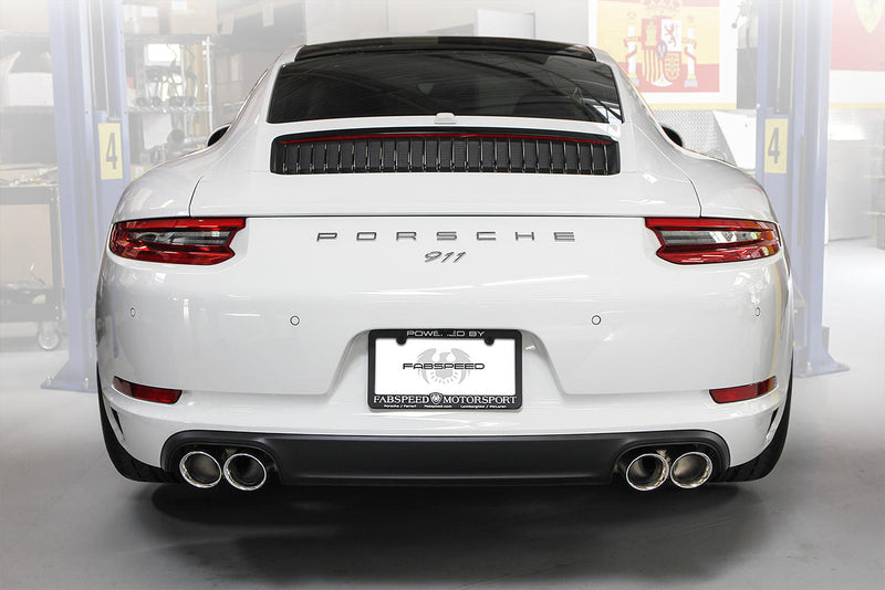 Fabspeed Porsche 991.2 Carrera Deluxe Quad Tips (2017-2019)