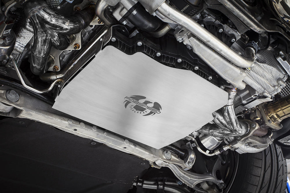 Fabspeed Porsche 991.2 Carrera Oil Pan Cover Skid Plate (2017-2019)