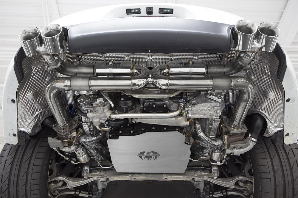 Fabspeed Porsche 991.2 Carrera Oil Pan Cover Skid Plate (2017-2019)