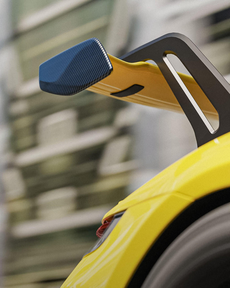 Fabspeed Porsche 992 GT3 Carbon Fiber Wing End Plates (2022+)