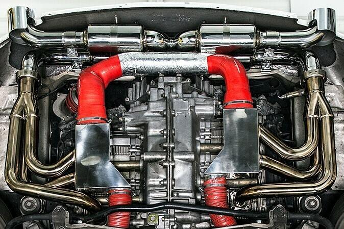 Fabspeed Porsche 993 Carrera RSR Deluxe Round Tips