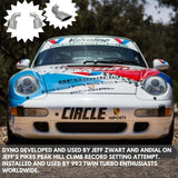 Fabspeed Porsche 993 Twin Turbo Muffler Bypass Pipes with tips (1995-1998)