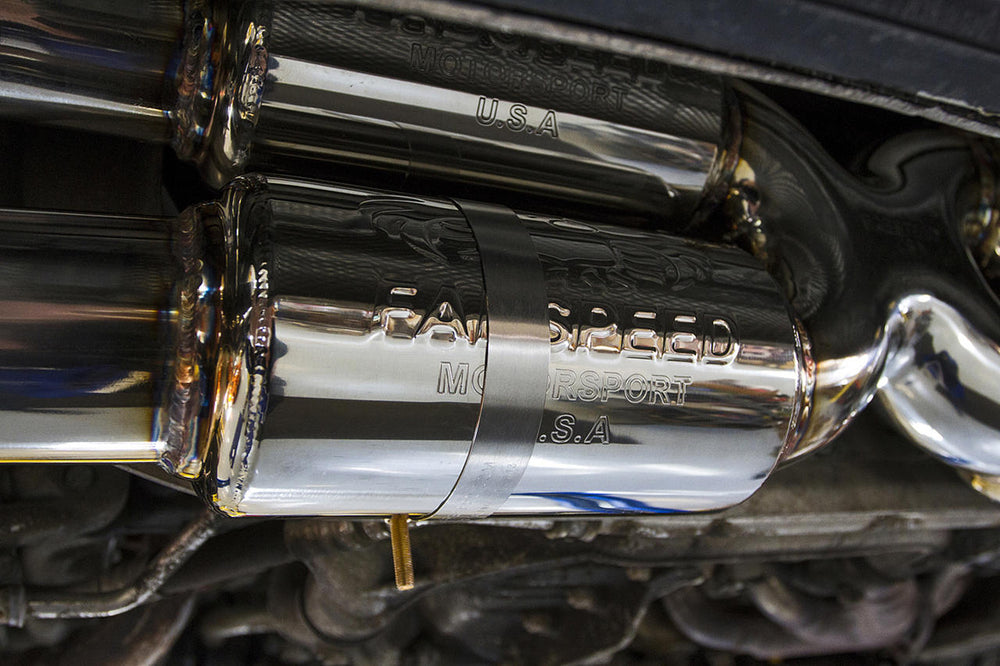 Fabspeed Porsche 996 GT2 70mm Supersport X- Pipe Exhaust System (2001-2005)