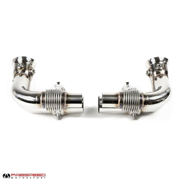Fabspeed Porsche 997 GT3 / GT3 RS Side Muffler Bypass Pipes