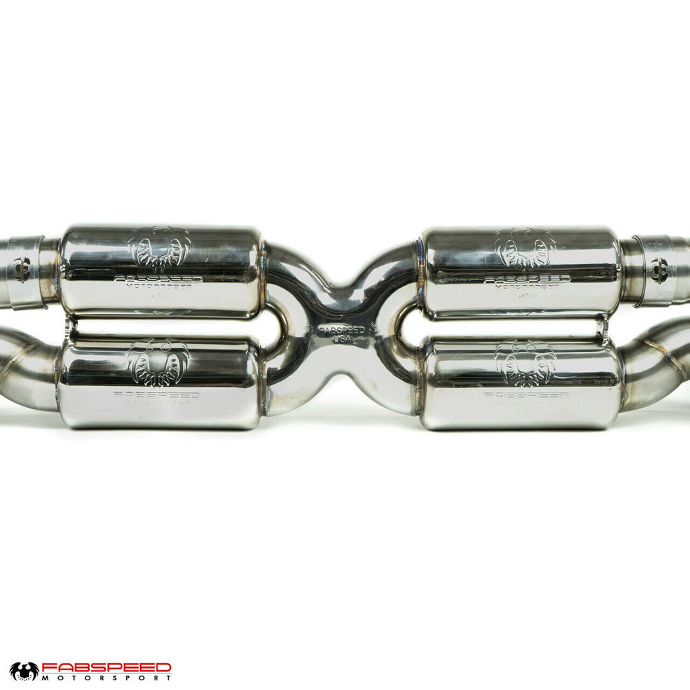 Fabspeed Porsche 997.2 Turbo / Turbo S Valvetronic Supersport X-Pipe Exhaust System (2010-2012)