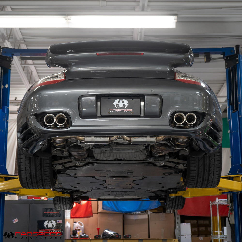 Fabspeed Porsche 997.2 Turbo / Turbo S Valvetronic Supersport X-Pipe Exhaust System (2010-2012)