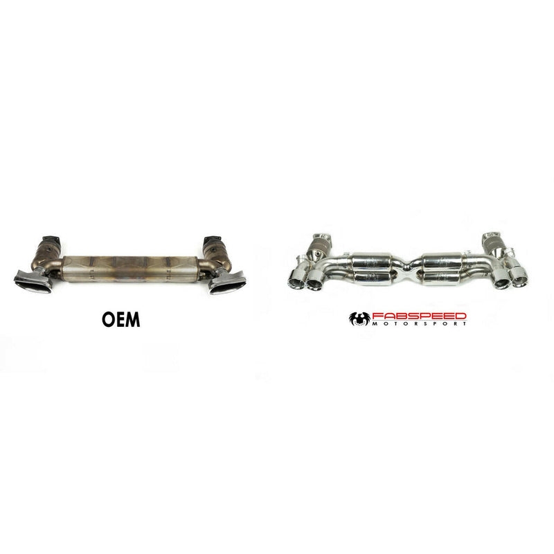 Fabspeed Porsche 997.2 Turbo / Turbo S Valvetronic Supersport X-Pipe Exhaust System (2010-2012)