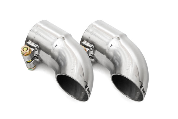 Fabspeed Porsche Competition Slip-On Turndown Tips (2.375" / 60.3 mm ID) - Fabspeed Exhausts Only
