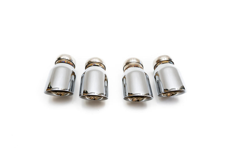Fabspeed Porsche E3 Cayenne S 2.9L Turbo Deluxe Quad Style Tips