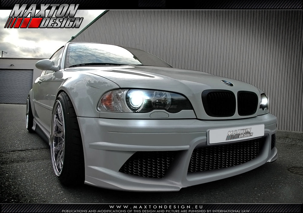 Front Bumper compatible with BMW 3 E46 - 4 Door Saloon Generation V
