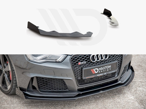 MAXTON DESIGN Front Splitter Flaps Audi RS3 8V Sportback (2015-2016)