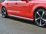 Side Skirts Diffusers Audi S7 / A7 S-line C7 FL (2014-2017)