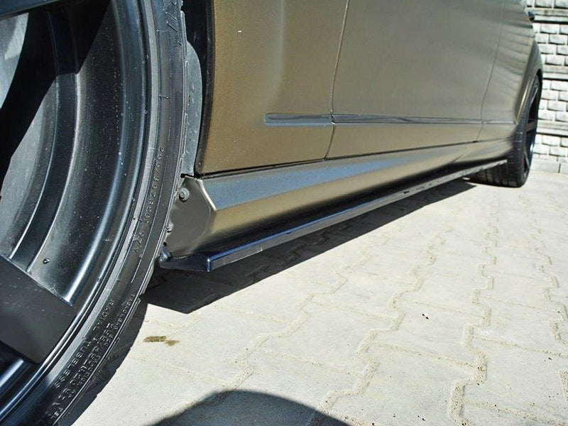 Side Skirts Diffusers Mercedes S-class W221 AMG LWB