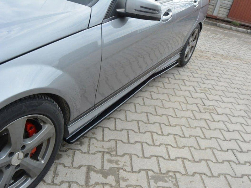 Side Skirts Diffusers Mercedes C W204 Amg-line (Preface)