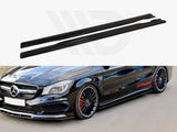 Side Skirts Diffusers Mercedes CLA 45 AMG C117/A45 AMG W176 (Preface)