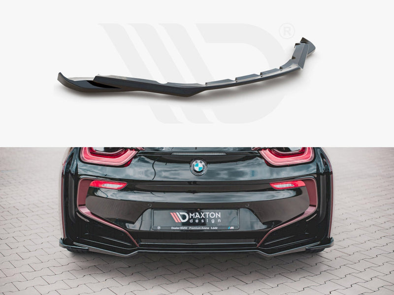 MAXTON DESIGN Central Rear Splitter Bmw I8 (2014-2020)