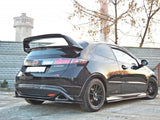 Central Rear Splitter Honda Civic VIII Type S/R (Without Vertical Bars)