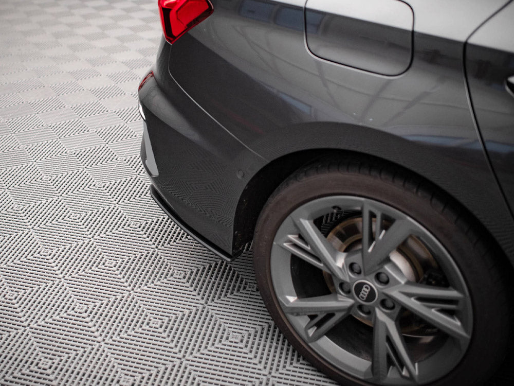 Street PRO Rear Side Splitters Audi S3 Sedan 8Y (2020-)