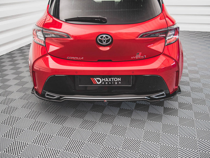 MAXTON DESIGN Central Rear Splitter Toyota Corolla GR Sport Hatchback XII (2019-)