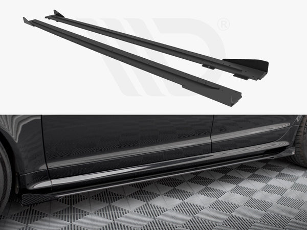 Street PRO Side Skirts Diffusers + Flaps Audi RS6 Avant C6
