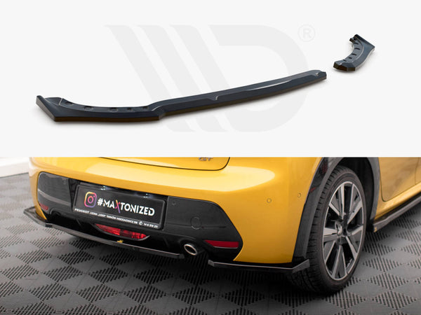 Rear Side Splitters Peugeot 208 GT Mk2